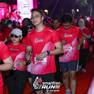 Race photo from SMARTFREN RUN 2026