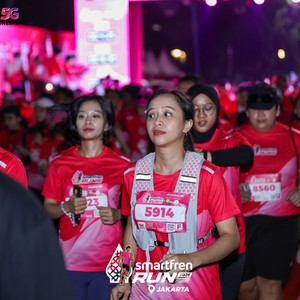 Race photo from SMARTFREN RUN 2026
