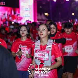 Race photo from SMARTFREN RUN 2026