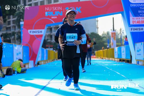 Race photo from Nu Skin Run 10K