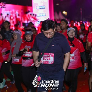 Race photo from SMARTFREN RUN 2026