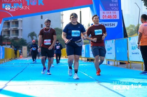 Race photo from Nu Skin Run 10K