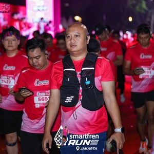 Race photo from SMARTFREN RUN 2026