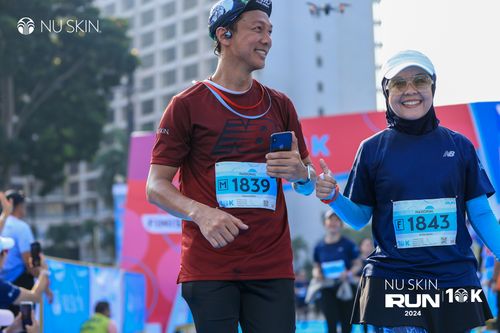 Race photo from Nu Skin Run 10K