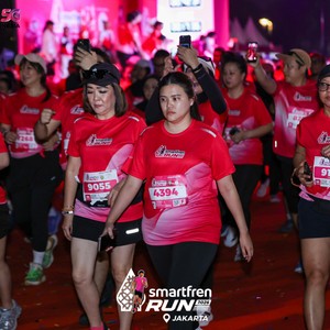 Race photo from SMARTFREN RUN 2026