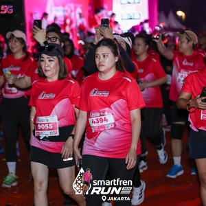 Race photo from SMARTFREN RUN 2026