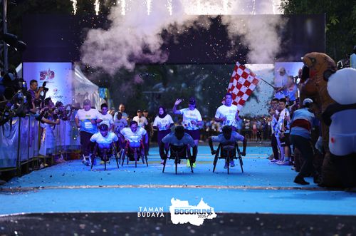 Race photo from Taman Budaya x BOGORUN 2025