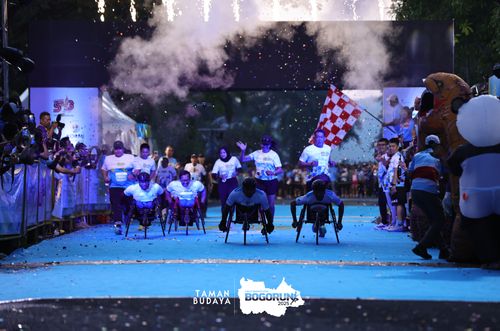 Race photo from Taman Budaya x BOGORUN 2025