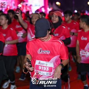 Race photo from SMARTFREN RUN 2026