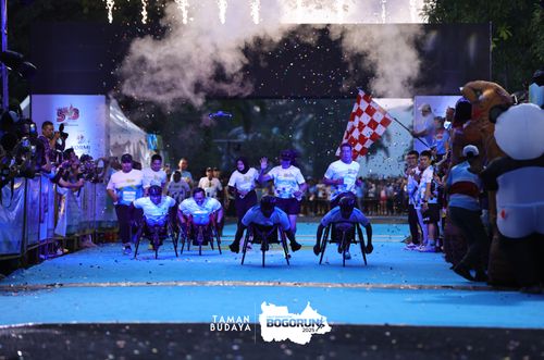 Race photo from Taman Budaya x BOGORUN 2025