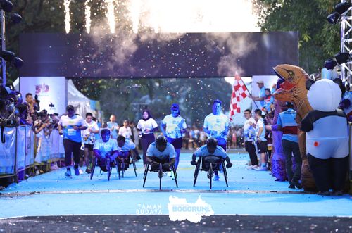 Race photo from Taman Budaya x BOGORUN 2025