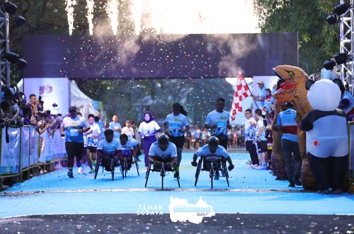 Race photo from Taman Budaya x BOGORUN 2025