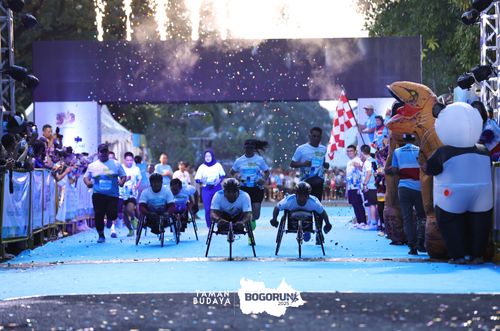 Race photo from Taman Budaya x BOGORUN 2025