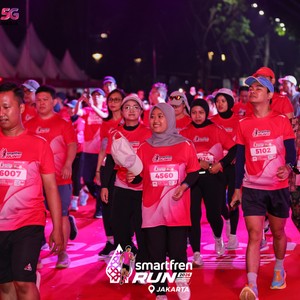 Race photo from SMARTFREN RUN 2026