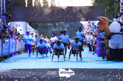 Race photo from Taman Budaya x BOGORUN 2025