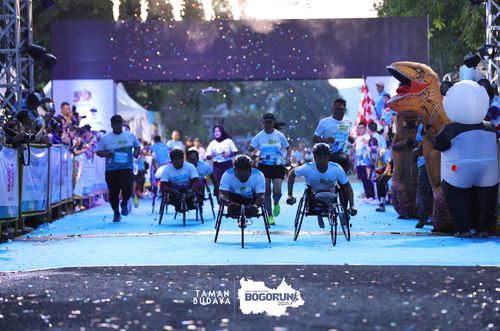 Race photo from Taman Budaya x BOGORUN 2025