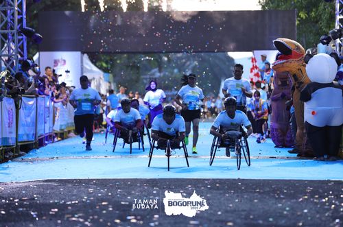 Race photo from Taman Budaya x BOGORUN 2025
