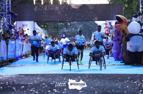 Race photo from Taman Budaya x BOGORUN 2025
