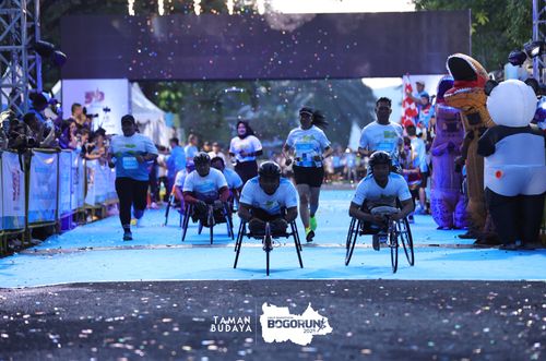 Race photo from Taman Budaya x BOGORUN 2025