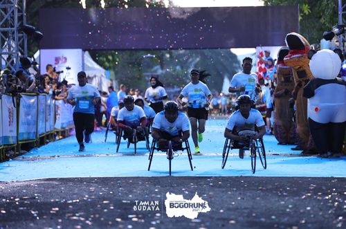 Race photo from Taman Budaya x BOGORUN 2025