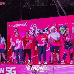 Race photo from SMARTFREN RUN 2026