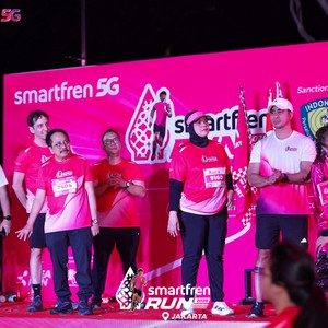 Race photo from SMARTFREN RUN 2026