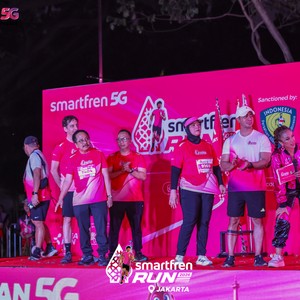 Race photo from SMARTFREN RUN 2026