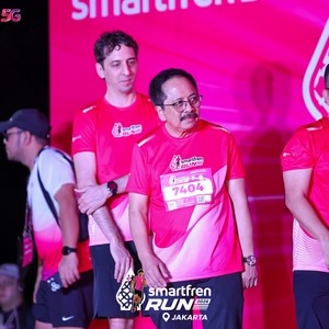 Race photo from SMARTFREN RUN 2026