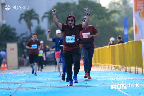 Race photo from Nu Skin Run 10K