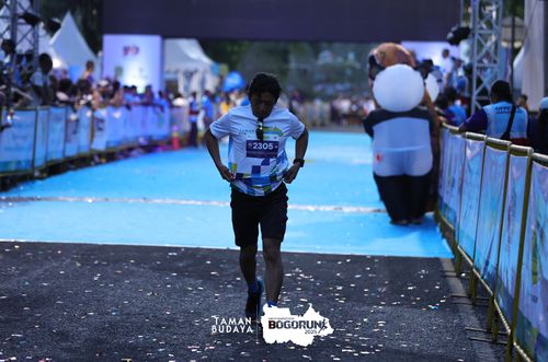 Race photo from Taman Budaya x BOGORUN 2025