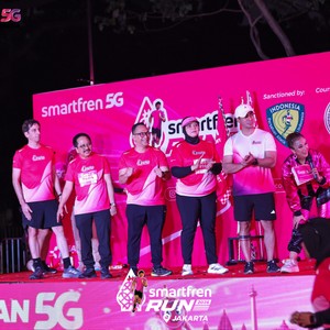 Race photo from SMARTFREN RUN 2026