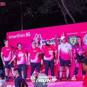 Race photo from SMARTFREN RUN 2026