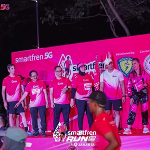 Race photo from SMARTFREN RUN 2026