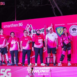 Race photo from SMARTFREN RUN 2026