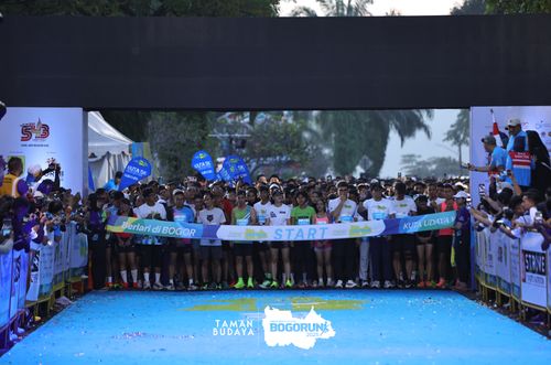 Race photo from Taman Budaya x BOGORUN 2025