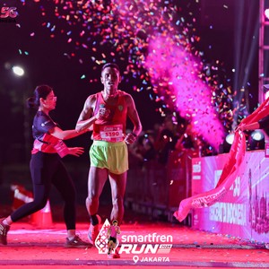 Race photo from SMARTFREN RUN 2026