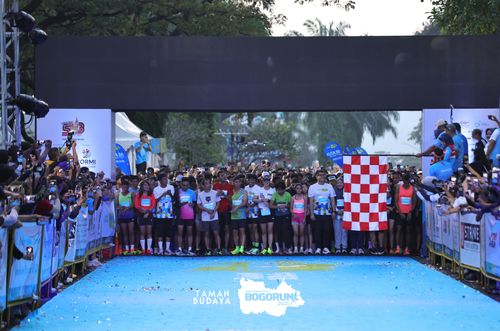 Race photo from Taman Budaya x BOGORUN 2025
