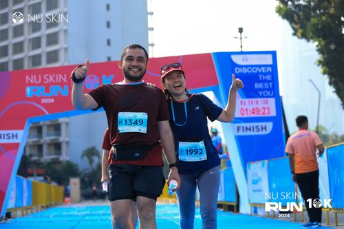 Race photo from Nu Skin Run 10K