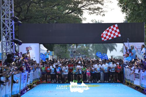 Race photo from Taman Budaya x BOGORUN 2025