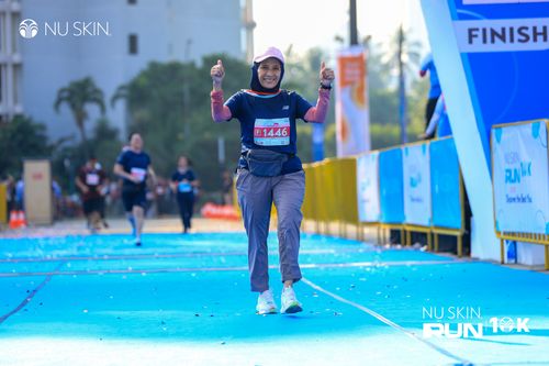 Race photo from Nu Skin Run 10K