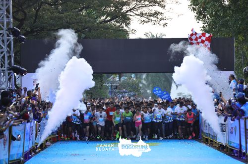 Race photo from Taman Budaya x BOGORUN 2025