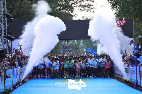 Race photo from Taman Budaya x BOGORUN 2025
