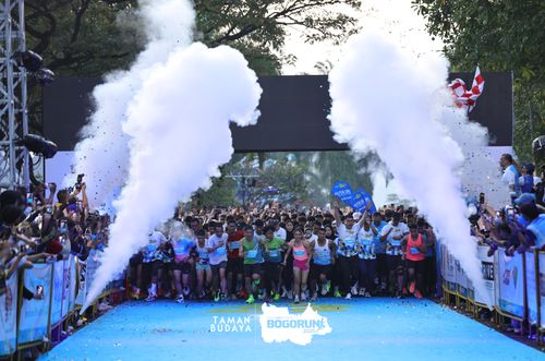 Race photo from Taman Budaya x BOGORUN 2025
