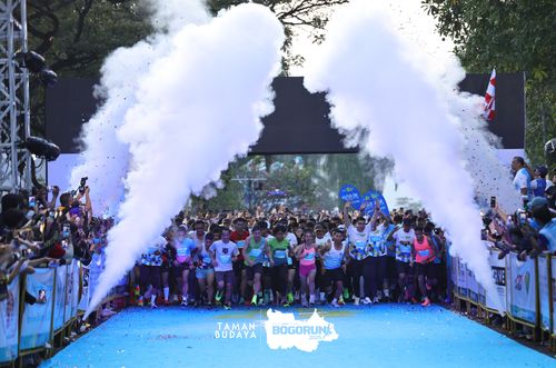 Race photo from Taman Budaya x BOGORUN 2025