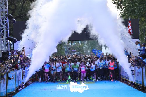 Race photo from Taman Budaya x BOGORUN 2025