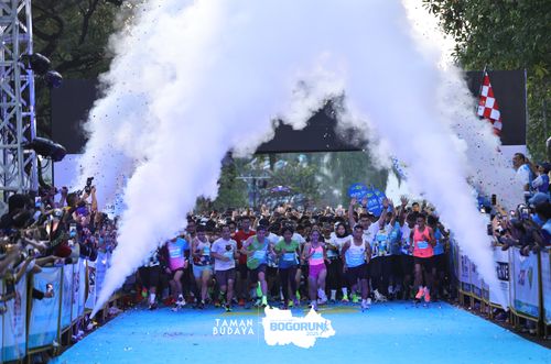 Race photo from Taman Budaya x BOGORUN 2025