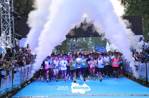 Race photo from Taman Budaya x BOGORUN 2025