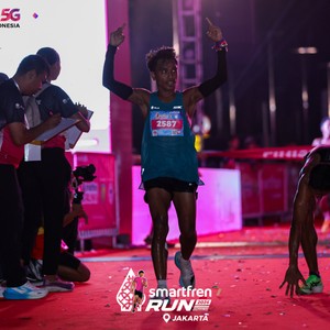 Race photo from SMARTFREN RUN 2026