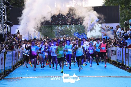 Race photo from Taman Budaya x BOGORUN 2025