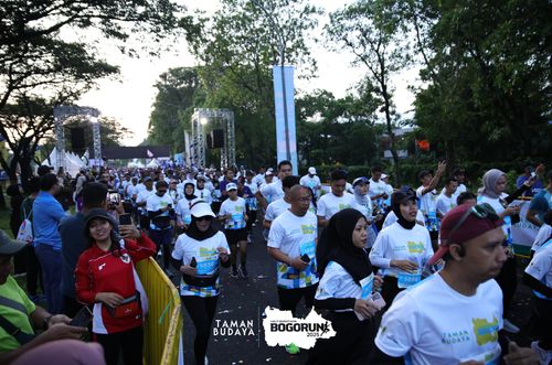 Race photo from Taman Budaya x BOGORUN 2025